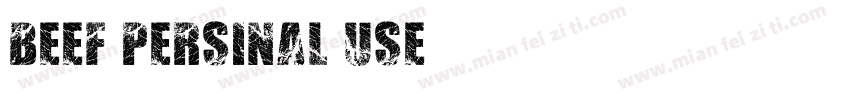 beef persinal use字体转换